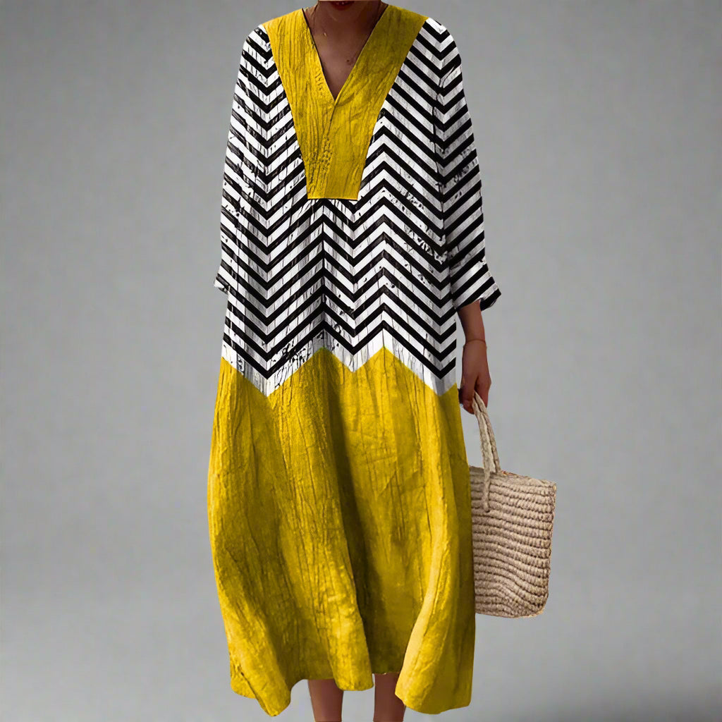 Thalia™ | Elegant and fashionable geometric dress