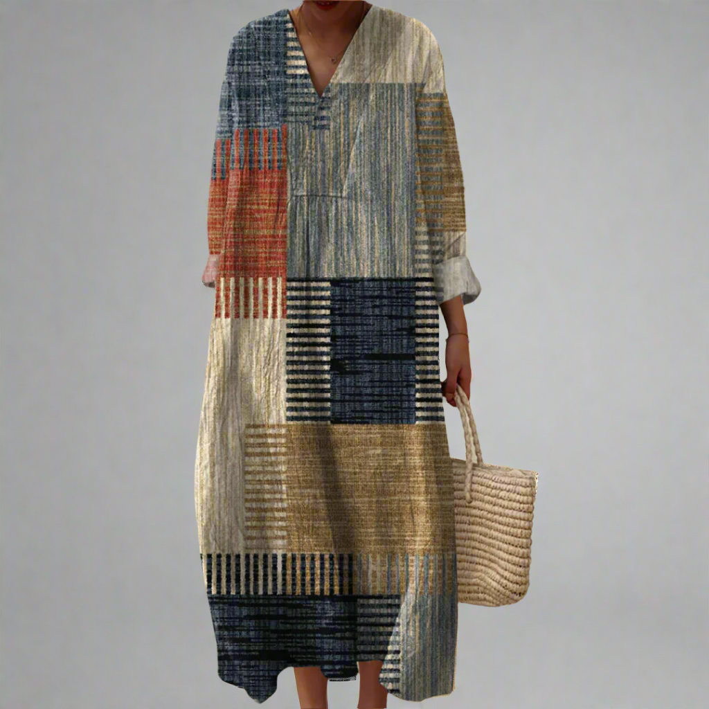 Lucia™ | Elegant geometric dress