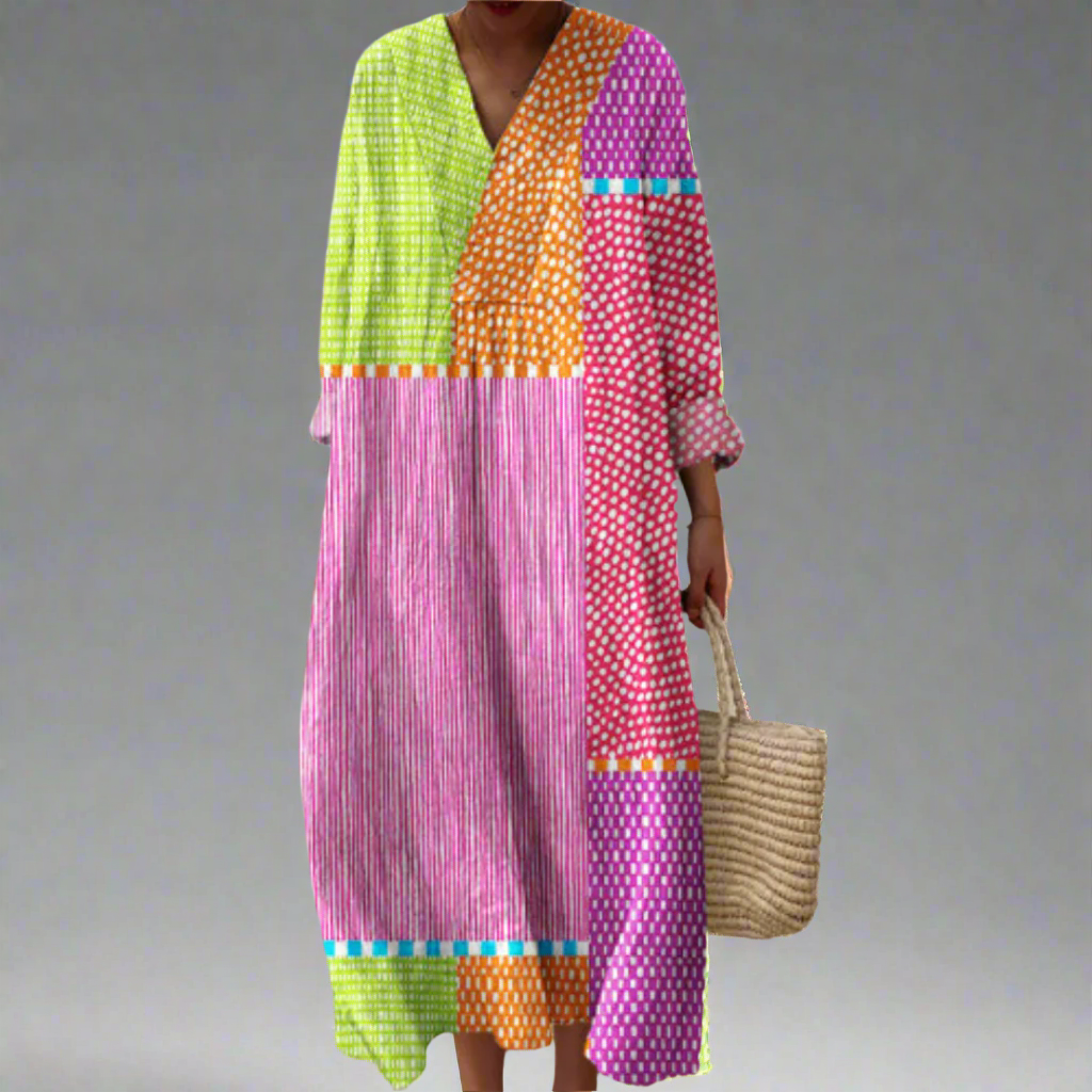 Chiara™ | Elegant Geometric Dress