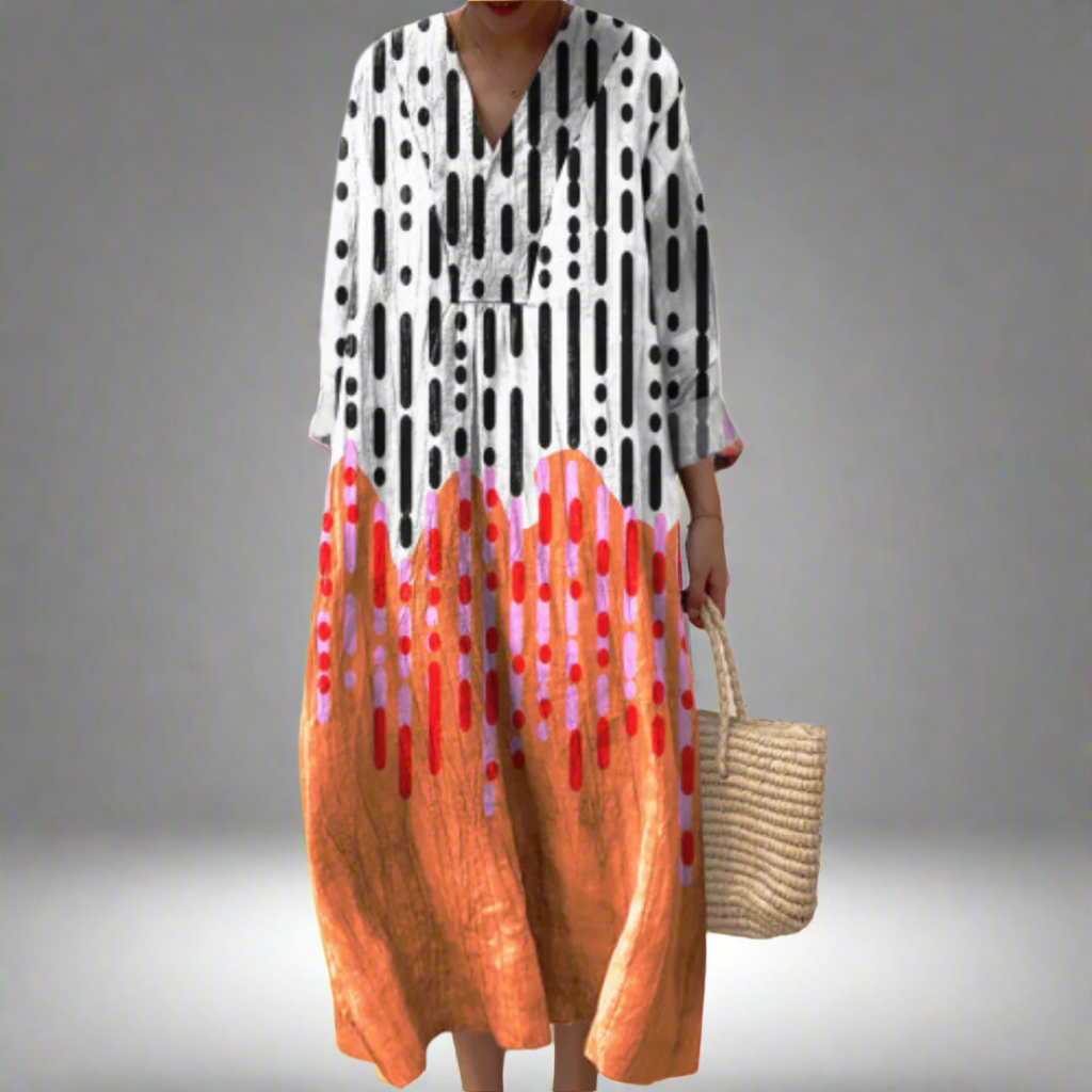 Melli™ | Elegant Geometric Dress