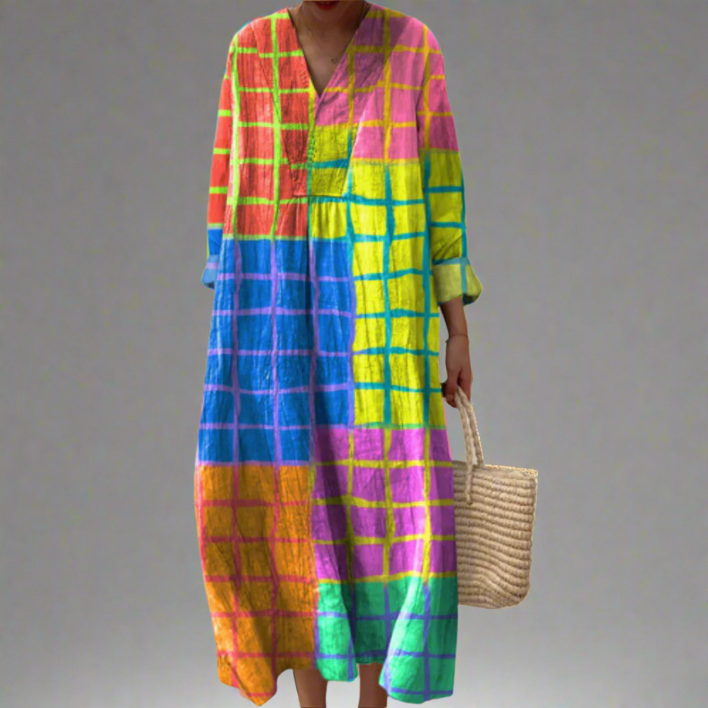 Sheren™ | Elegant Geometric Dress