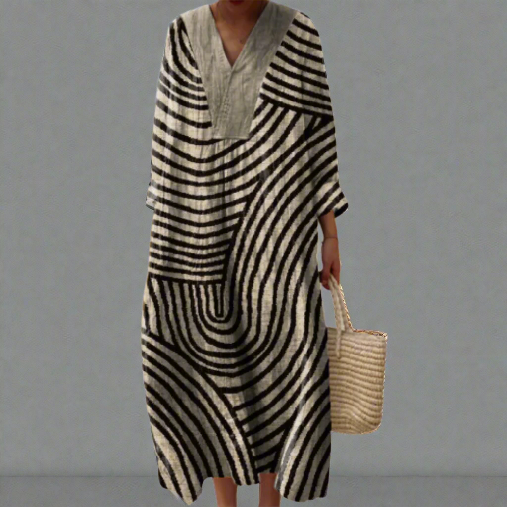 Channine™ | Elegant Geometric Dress