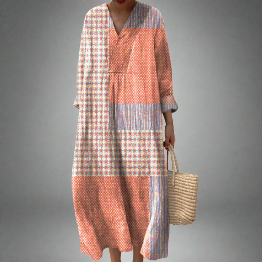 Janice™ | Elegant Geometric Dress