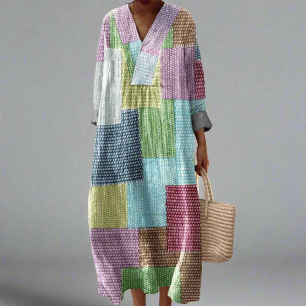 Gia™ | Elegant Geometric Dress