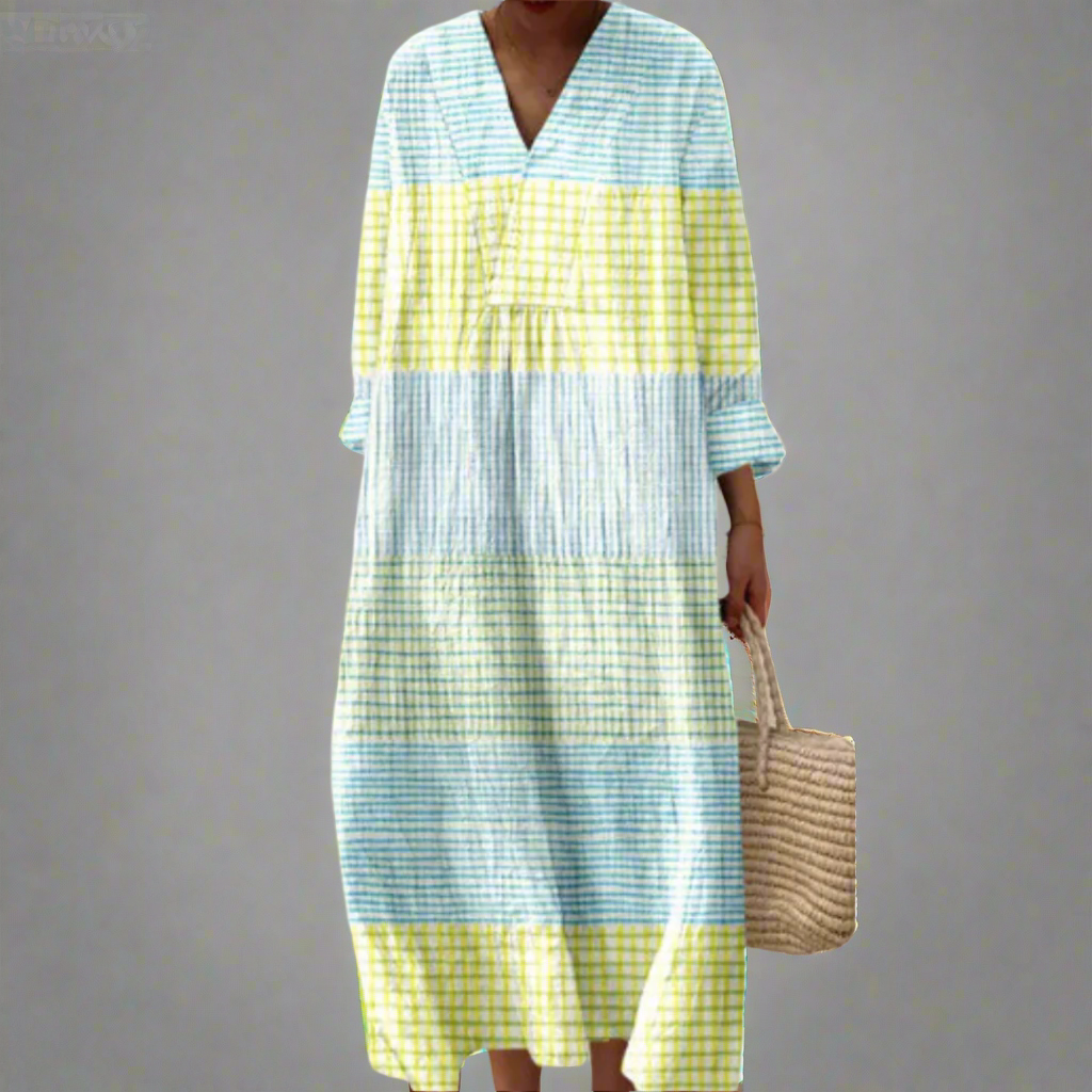 Adria™ | Elegant Geometric Dress