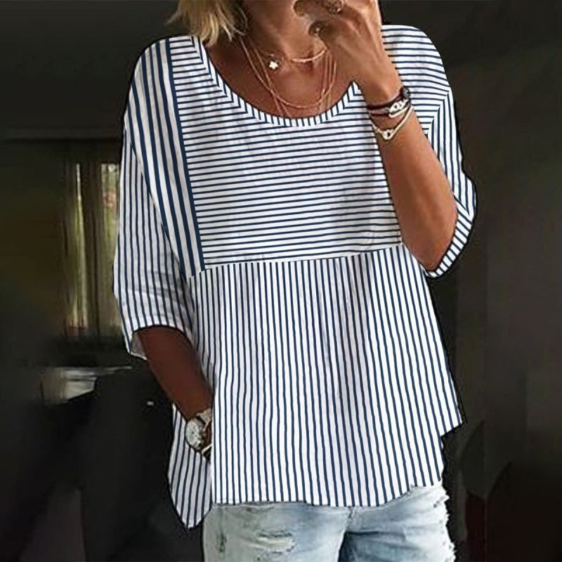 Kiev | Casual Striped Blouse