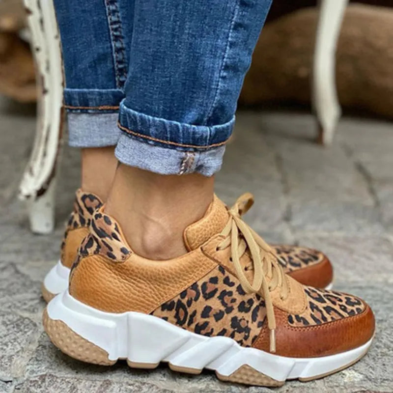 MINNA | Comfortable Leopard Sneakers