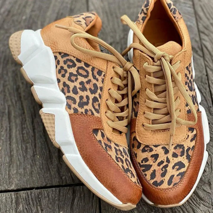 MINNA | Comfortable Leopard Sneakers