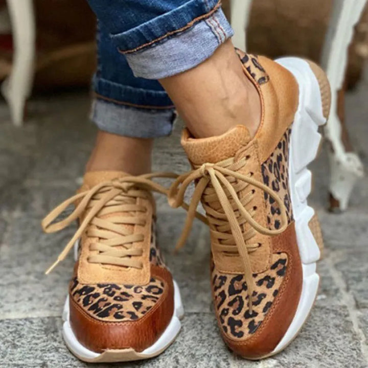 MINNA | Comfortable Leopard Sneakers