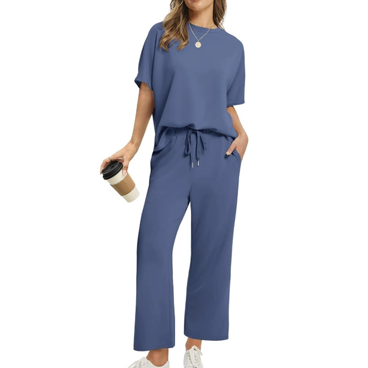 Mina - Women’s Casual Top & Pants Set