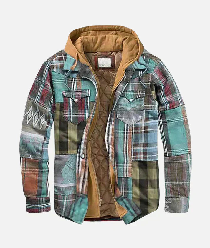 WILSON | Patchwork Plaid Jacket