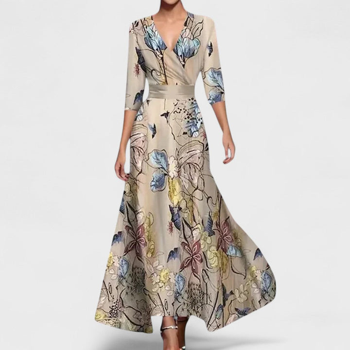 Elody | Elegant Handcrafted Long Dress for Women