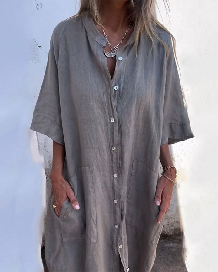 Angelina | Relaxed Ibiza Vibe Shirt Dress