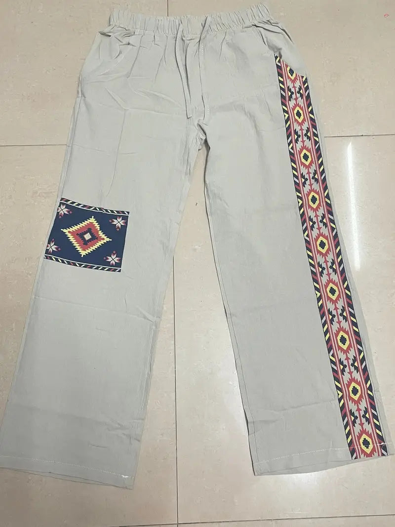 Amaro | Ethnic Comfort Fit Trousers