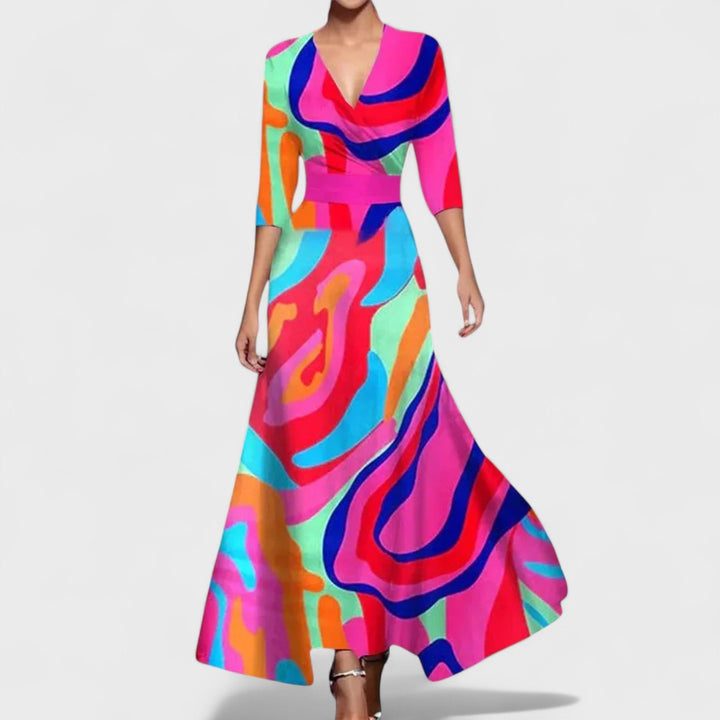 Elody | Elegant Handcrafted Long Dress for Women