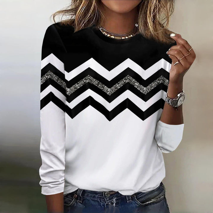 Roma | Casual T-Shirt with Color Blocks