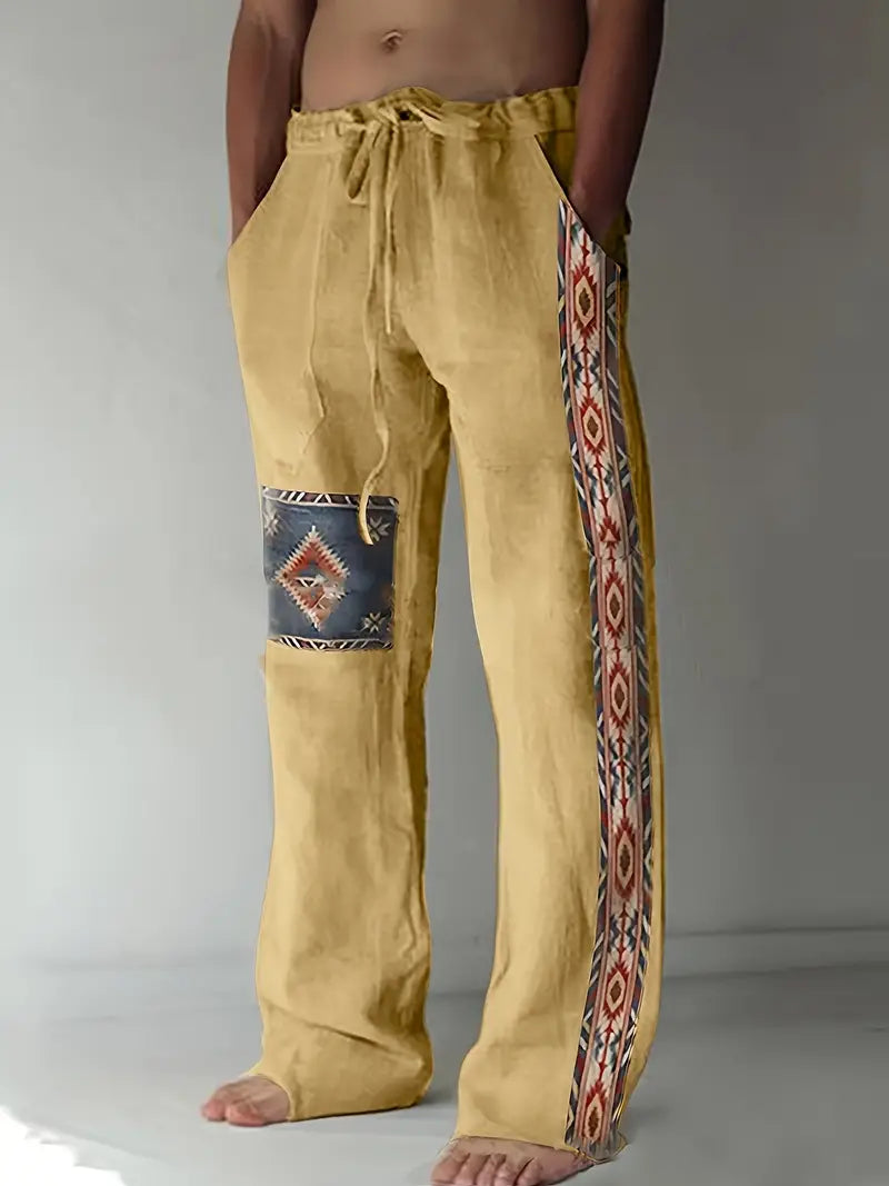 Amaro | Ethnic Comfort Fit Trousers