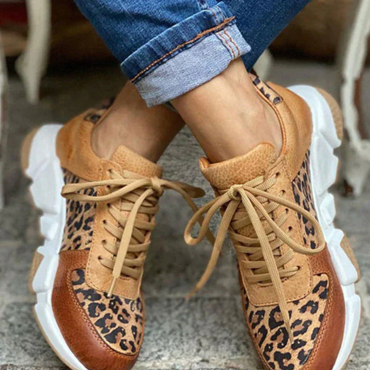 MINNA | Comfortable Leopard Sneakers