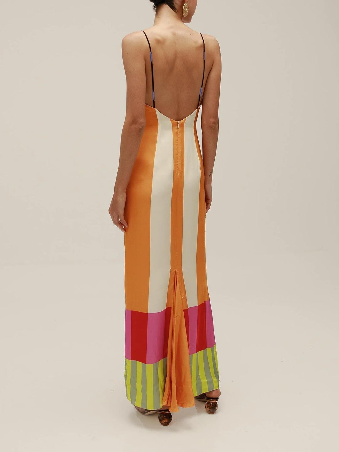 Courtney | Long Floral Dress with Wrap Fit for Sunny Days