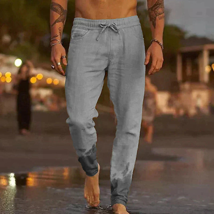 Kalie | relaxed-fit linen beach pants