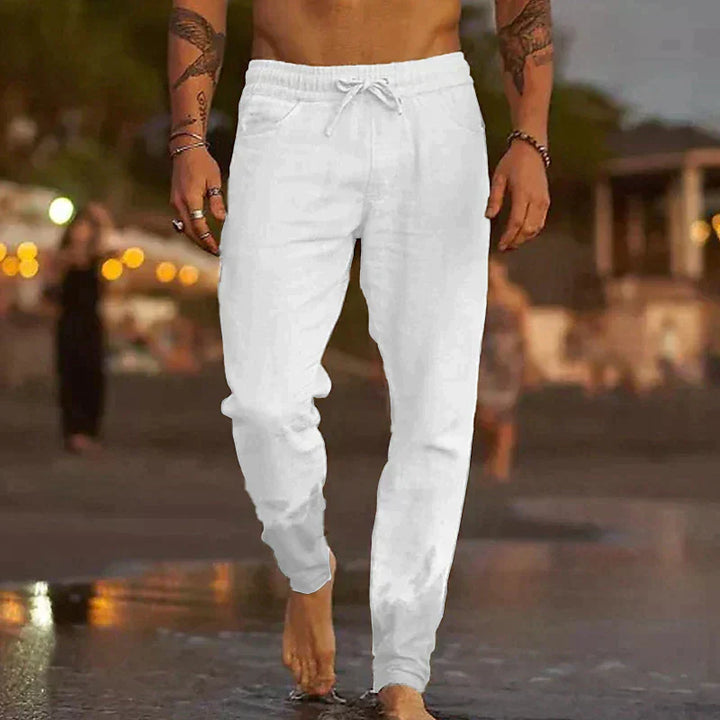 Kalie | relaxed-fit linen beach pants