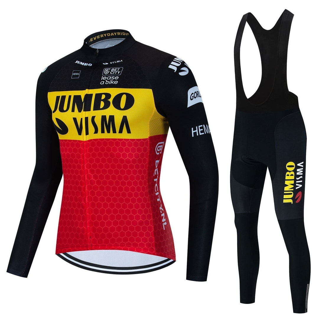Jumbo Visma - Long-sleeved professional cycling set