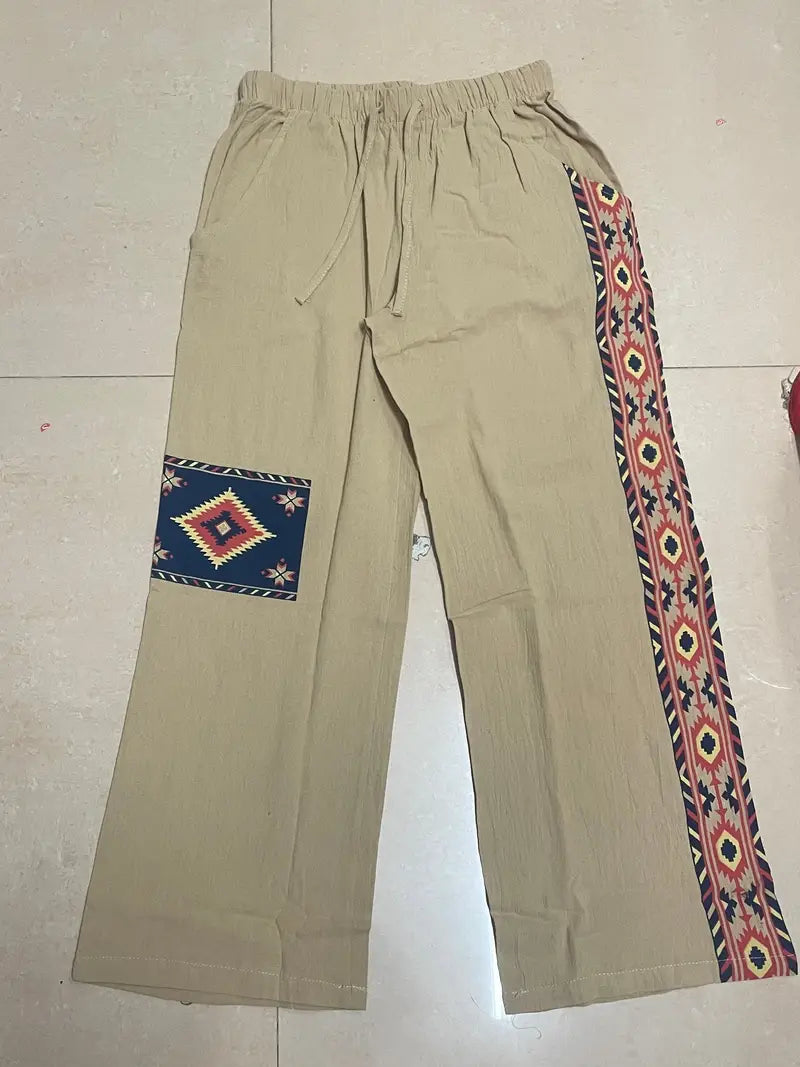 Amaro | Ethnic Comfort Fit Trousers