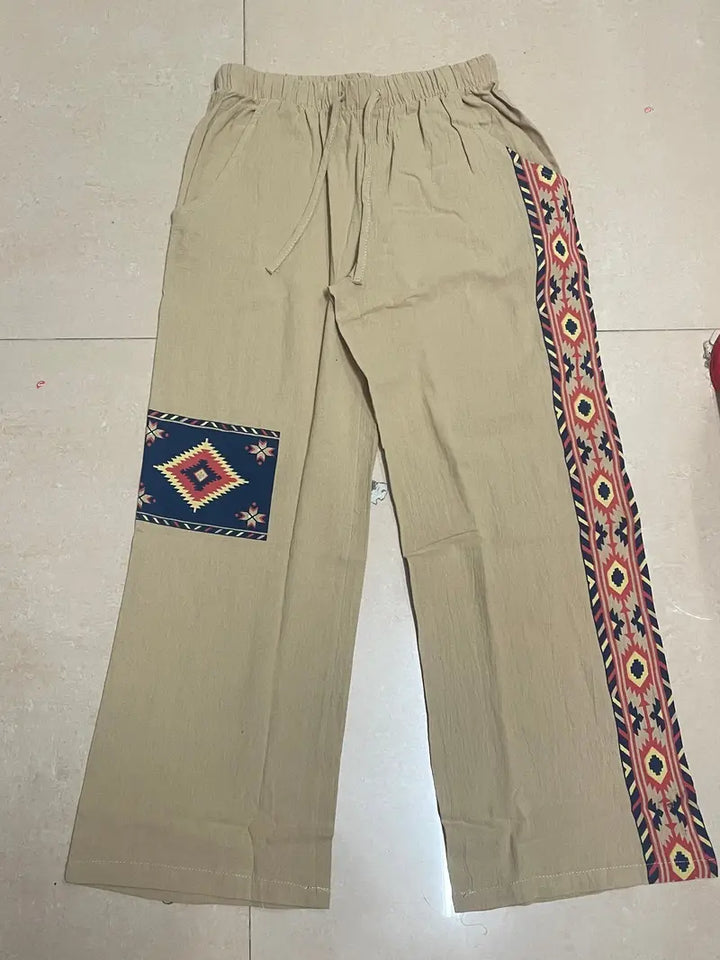 Amaro | Ethnic Comfort Fit Trousers