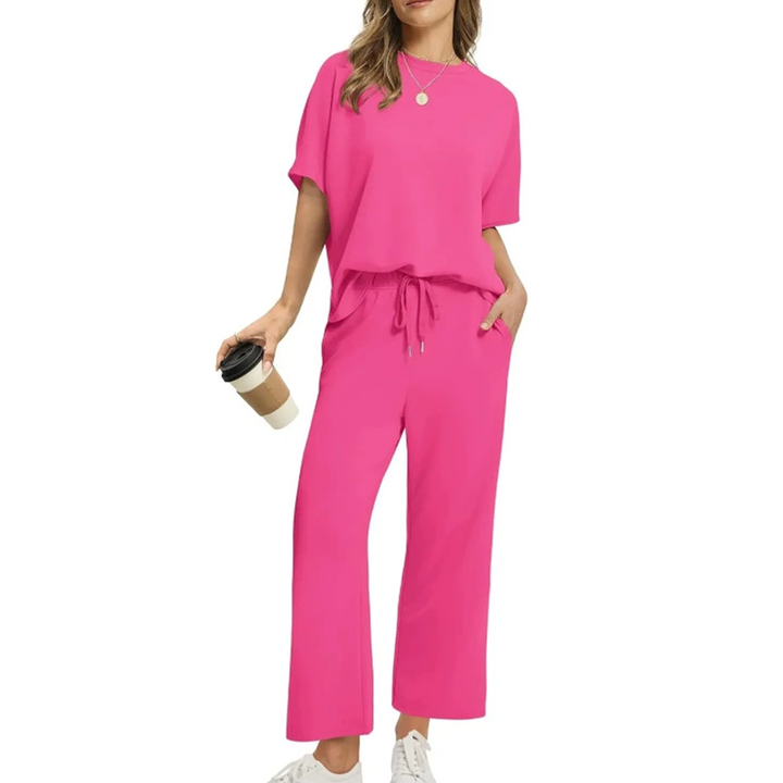 Mina - Women’s Casual Top & Pants Set