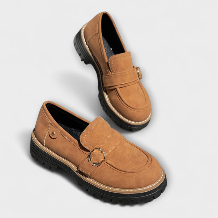 Lora Casual Loafers with Round Toe