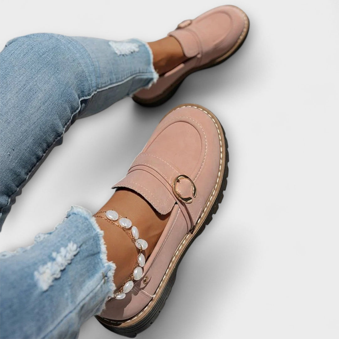 Lora Casual Loafers with Round Toe
