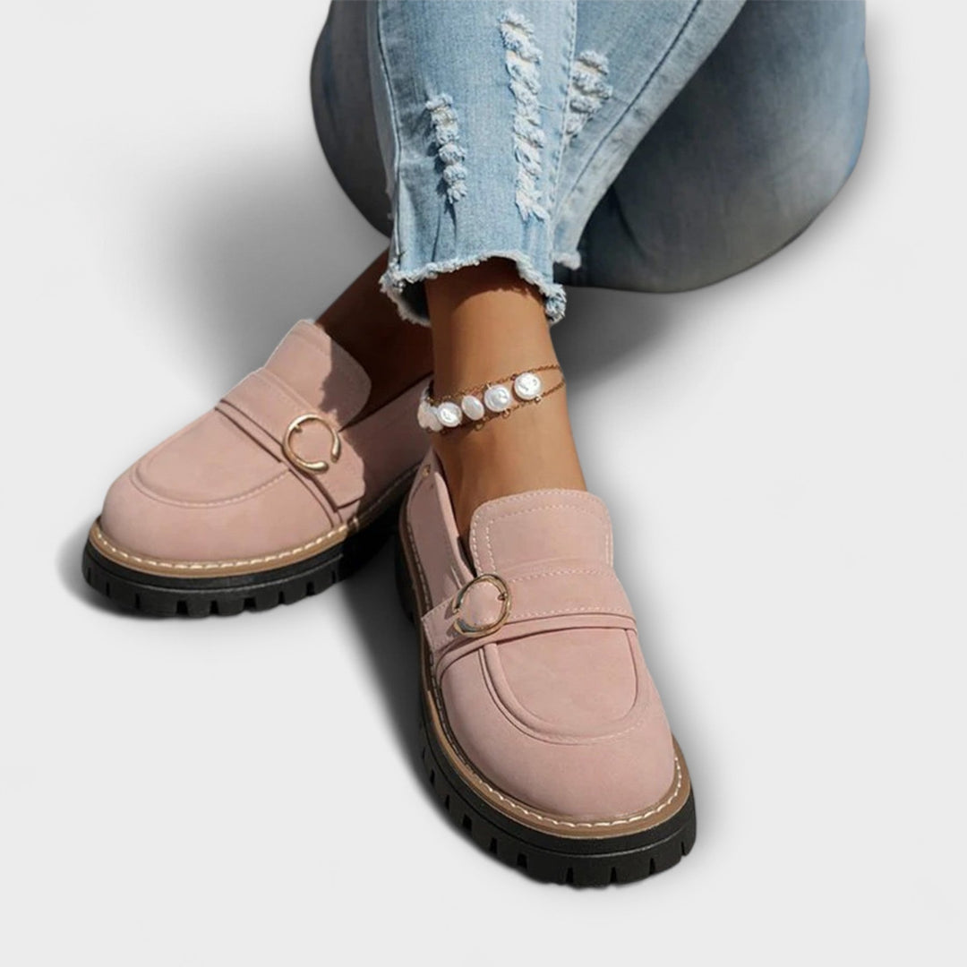 Lora Casual Loafers with Round Toe