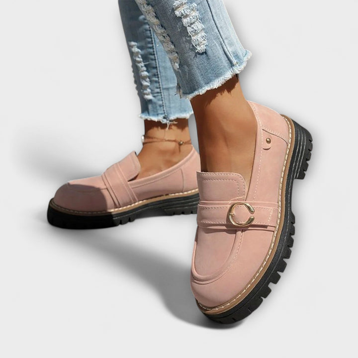 Lora Casual Loafers with Round Toe