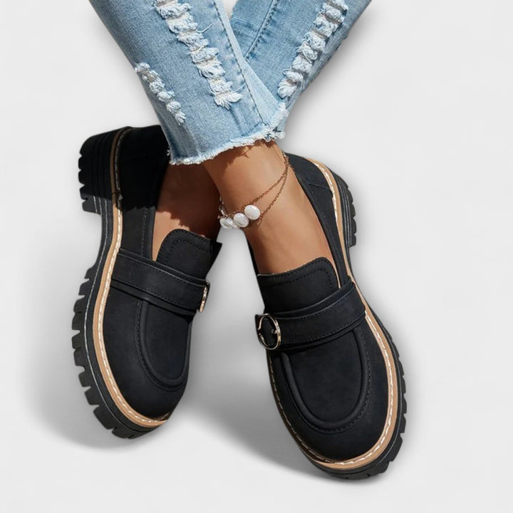 Lora Casual Loafers with Round Toe
