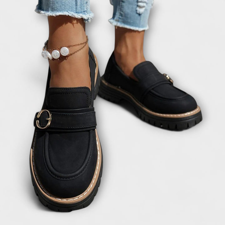 Lora Casual Loafers with Round Toe
