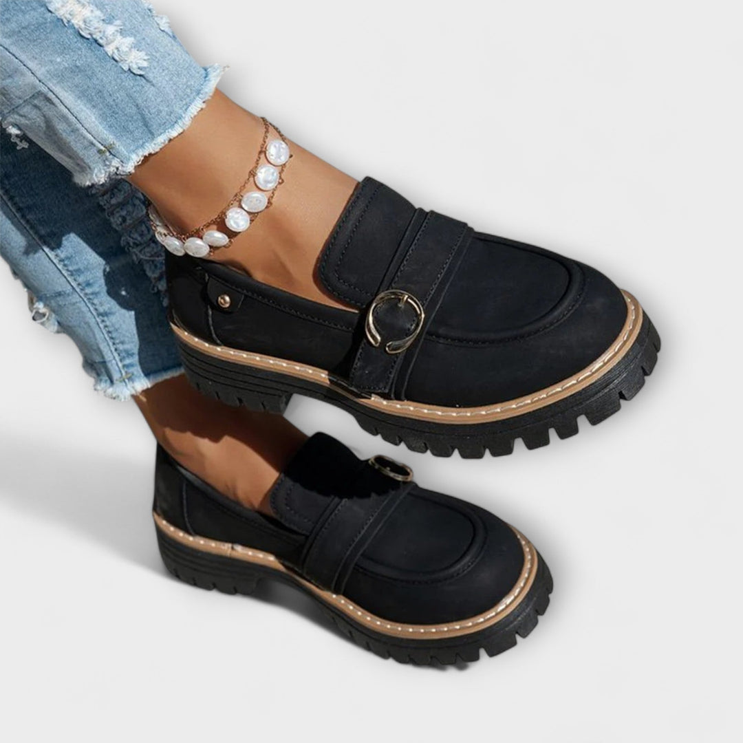 Lora Casual Loafers with Round Toe