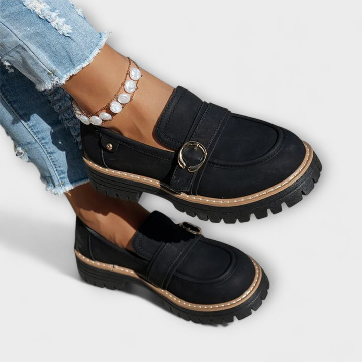 Lora Casual Loafers with Round Toe