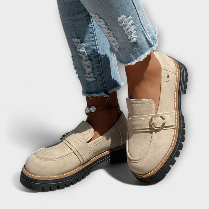 Lora Casual Loafers with Round Toe