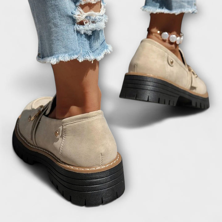 Lora Casual Loafers with Round Toe
