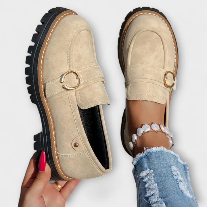 Lora Casual Loafers with Round Toe