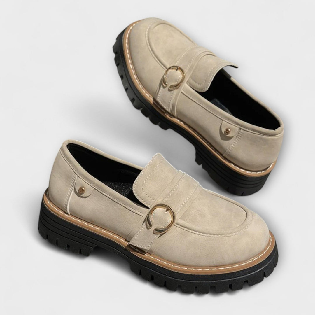 Lora Casual Loafers with Round Toe