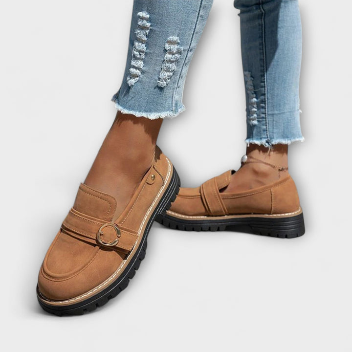Lora Casual Loafers with Round Toe