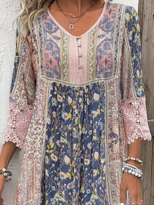 Madia | Boho Chic Lace Dress