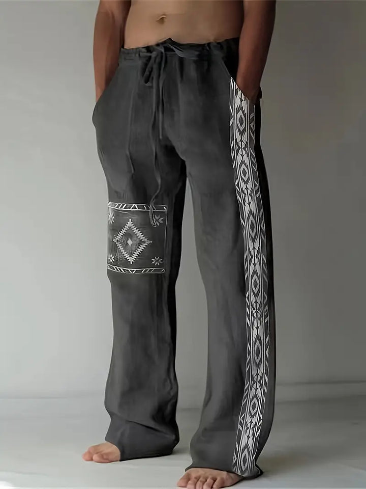 Amaro | Ethnic Comfort Fit Trousers