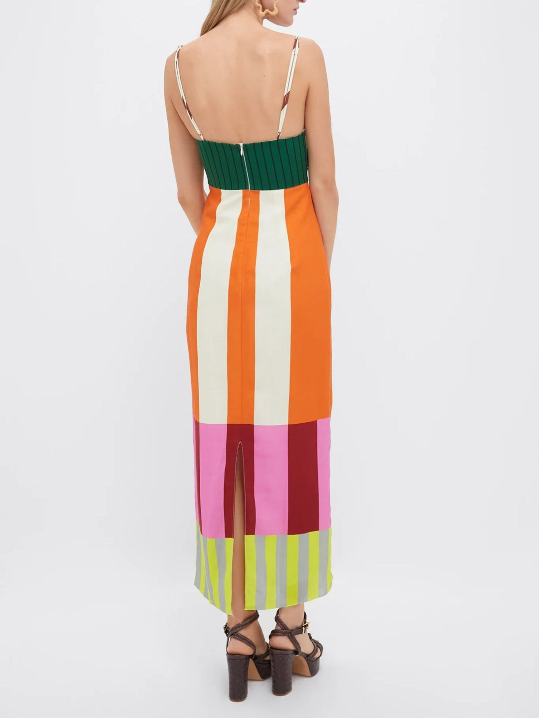 Courtney | Long Floral Dress with Wrap Fit for Sunny Days