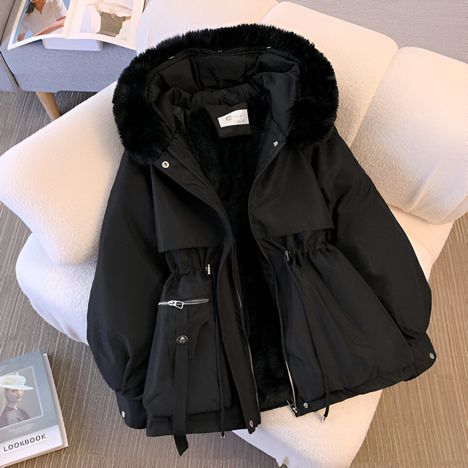 REPIA | Faux Fur Hooded Coat
