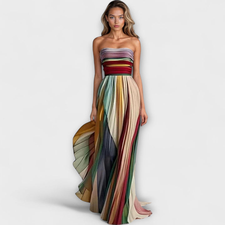 Larissa | Colorful Sleeveless Dress